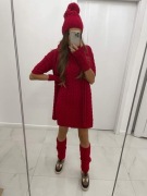 Komplet Czapka+szal+rękawiczki 