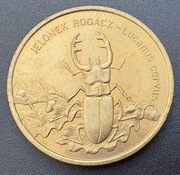 2 zł jelonek rogacz- lucanus cervus 1997