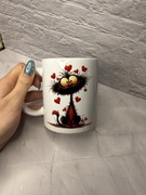 Kubek WALENTYNKI KOCHAM CIĘ KOT 330 ml