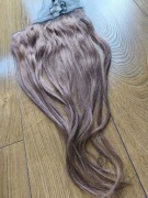 Sego Clip-in Remy 50cm 50g jasny brąz #6. Stan bdb. Naturalne włosy! Auk 33