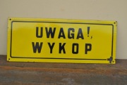 Szyld Emaliowany PRL