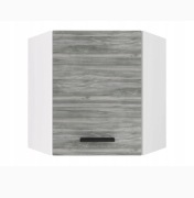 Szafka wisząca narożnikowa Belini 60cm kolor szary