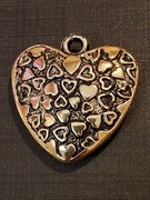 Zawieszka do łańcuszka wisiorek SERCE 30x30mm + OPAKOWANIE na PREZENT