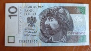 Banknot 10 zł radar 
