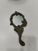 STARE PIĘKNE  MOSIĘŻNE LUSTERKO 