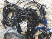 Kable video HDMI, D-SUB / VGA, DVI, DP i przejściówki