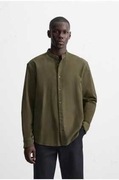 ZARA bawełniana koszula oksford regular fit khaki L