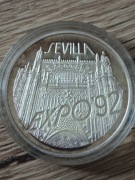200000 złotych expo92 Sevilla 1992 srebro 1oz uncja ag999