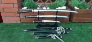 Miecze Samuraja Katana Wakizashi Tanto Komplet dekoracyjny