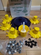 Suszarka ociekacz na butelki osuszacz + Myjka do butelek + kapsle ZESTAW