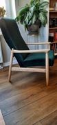Zielony fotel PRL 