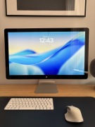 Monitor Apple Thunderbolt Display A1407 + adapter USB C