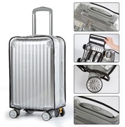 Pokrowiec OCHRONNY na WALIZKĘ BAGAŻ Przezroczysty PODRÓŻNY 20"