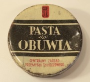 PRL Lata 40-50 Opakowanie po Paście do Obuwia KZPT Kraków
