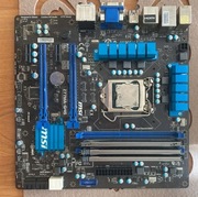 Używana płyta główna MSI Z77MA-G45 z procesorem Intel i5-3470