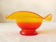 Silesia Rustica Fiedorowicz szkło kolorowe misa patera PRL limit czasu