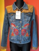 Piękna katana Desigual hafty zamsz country vintage 