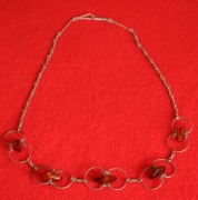 Piękny naszyjnik z bursztynami  Rytosztuka? 