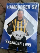 Stary niemiecki kalendarz piłkarski hamburger sv 1999