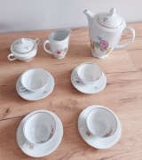 Zestaw kawowy 4 osobowy - Porcelana Chodzież