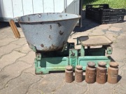 Waga szalkowa PRL do 5 kg z odważnikami 