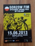 Żużel program SGP 2013 - Gorzów