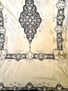 OGROMNY obrus koronkowy, "kawa z mlekiem.".Koronka wenecka.260x230cm.