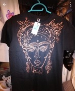 T shirt frida czarny kolor 