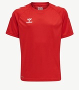 Koszulka sportowa core poly t-shirt czerwona Hummel L