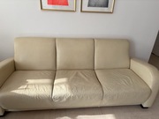 Wersalka ze skóry naturalnej używana