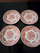 Talerz  deserowy / kolacyjny Villeroy Boch Fasan czerwony.