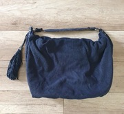 RESERVED Granatowa duża torba na ramię