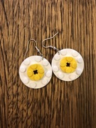 Kolczyki Lego jajka sadzone