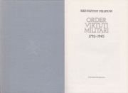 Order Virtuti Militari 1792-1945, K. Filipow