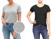 GAP 2 x koszulka basic szara + czarna L