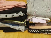 Zestaw ubrań 146 dziewczynka szt 17 