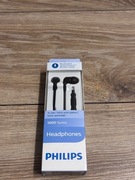 Słuchawki douszne Philips E110BK/00 czarne z pilotem sterowania