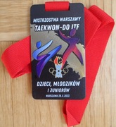 Pamiątkowy medal z Mistrzostwa Warszawy TEAKFON-DO ITF 2023