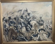 Szarża ułanów pod Ostrołęką w 1831 r.