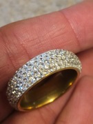 Błyszczące obrączka, piękna obrączka na Sylwestra 20