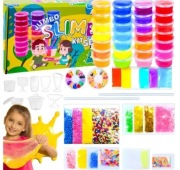 ZESTAW SLIME DO ROBIENIA GLUTÓW WIELKI KREATYWNY 120w1 BOX 