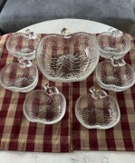 Misy sałatowe 1+6 huta szkła Empoli