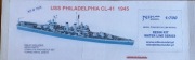USS Philadelphia CL-41 1945 Niko Model