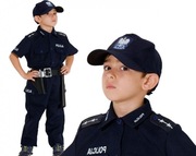STRÓJ POLICJANT KARNAWAŁ KOSTIUM 128