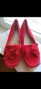 Lasocki Nowe Zamszowe Skórzane Półbuty Baleriny Damskie Rozm 40 czyli 26cm 