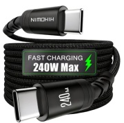 kabel USB C do USB C 240W szybkie ładowanie typu C MacBook Apple Samsung 