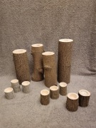 Świeczniki eko na teelighty HANDMADE