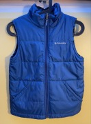 Columbia kamizelka bezrękawnik dwustronny niebieski granatowy M