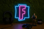 Neon Fortnite LED - Na ścianę - Dla gracza / gamer