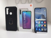 Redmi Note 8 Space Black 4GB Ram 64 GB Rom Szkło na ekran aparat +Etui